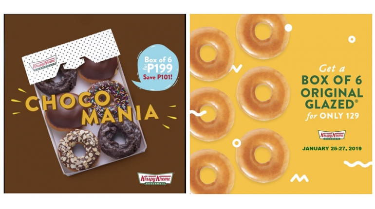Krispy Kreme's Choco Mania and Original Glazed Promos
