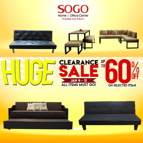 SOGO Home and Office Clearance Sale 2019
