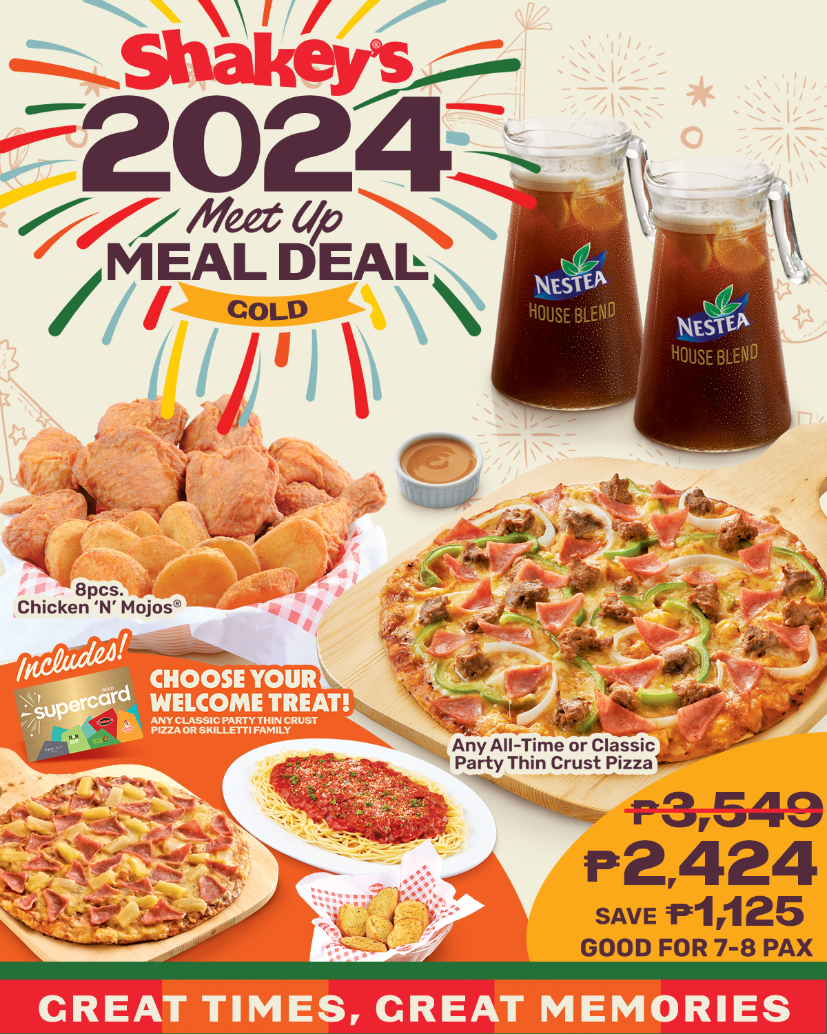Shakey's 2024 Meet Up Meal Deal Gold