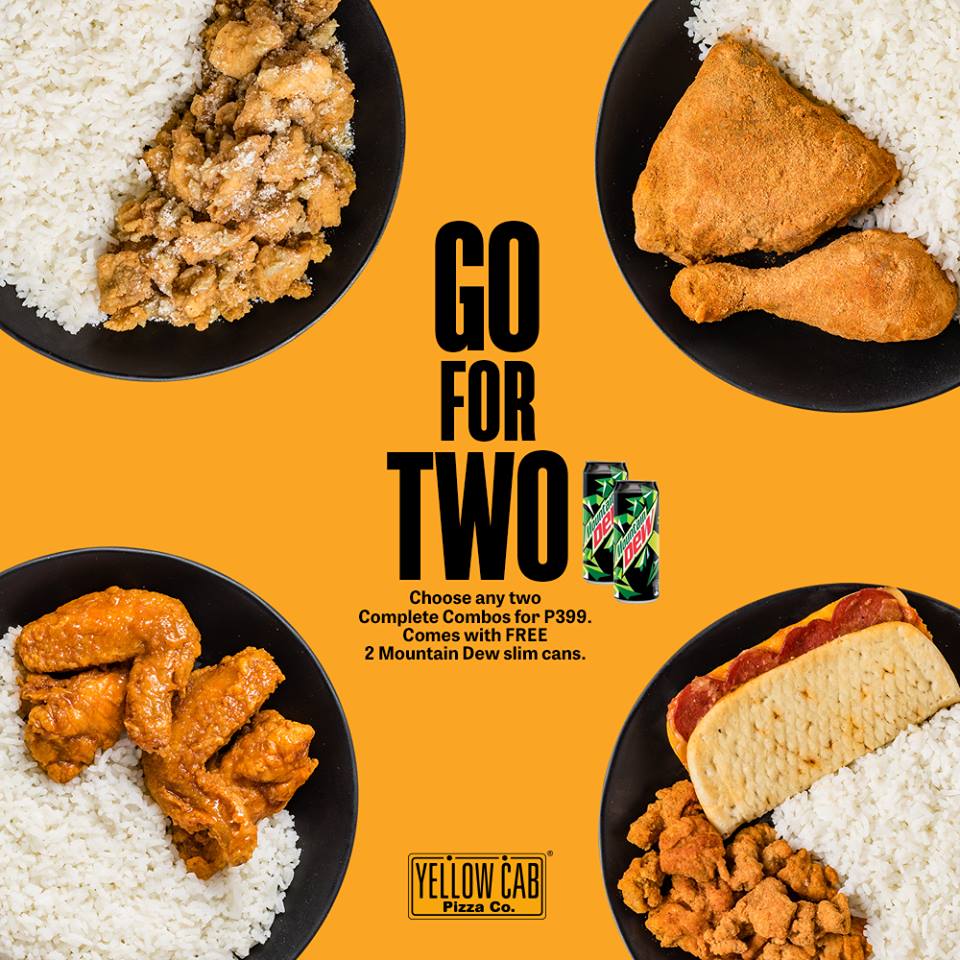Download Yellow Cab's GO for TWO Promo until Mar. 31, 2019- Proud Kuripot