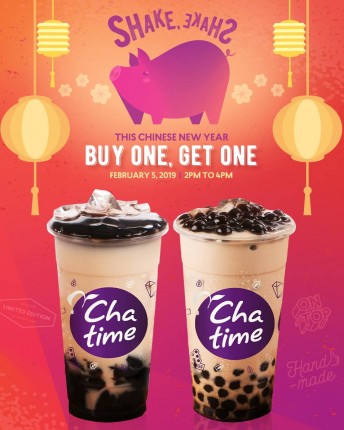 Chatime Buy 1 Get 1 Chinese New Year Promo
