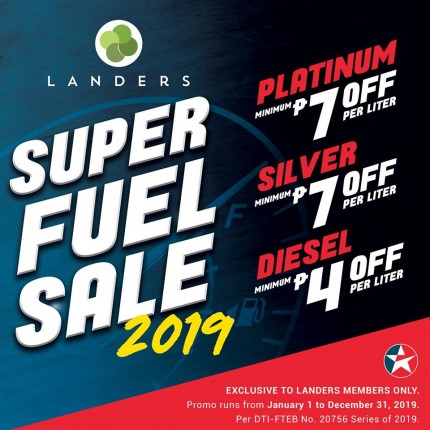 Landers Superstore's All Year Round Super Fuel Sale 2019
