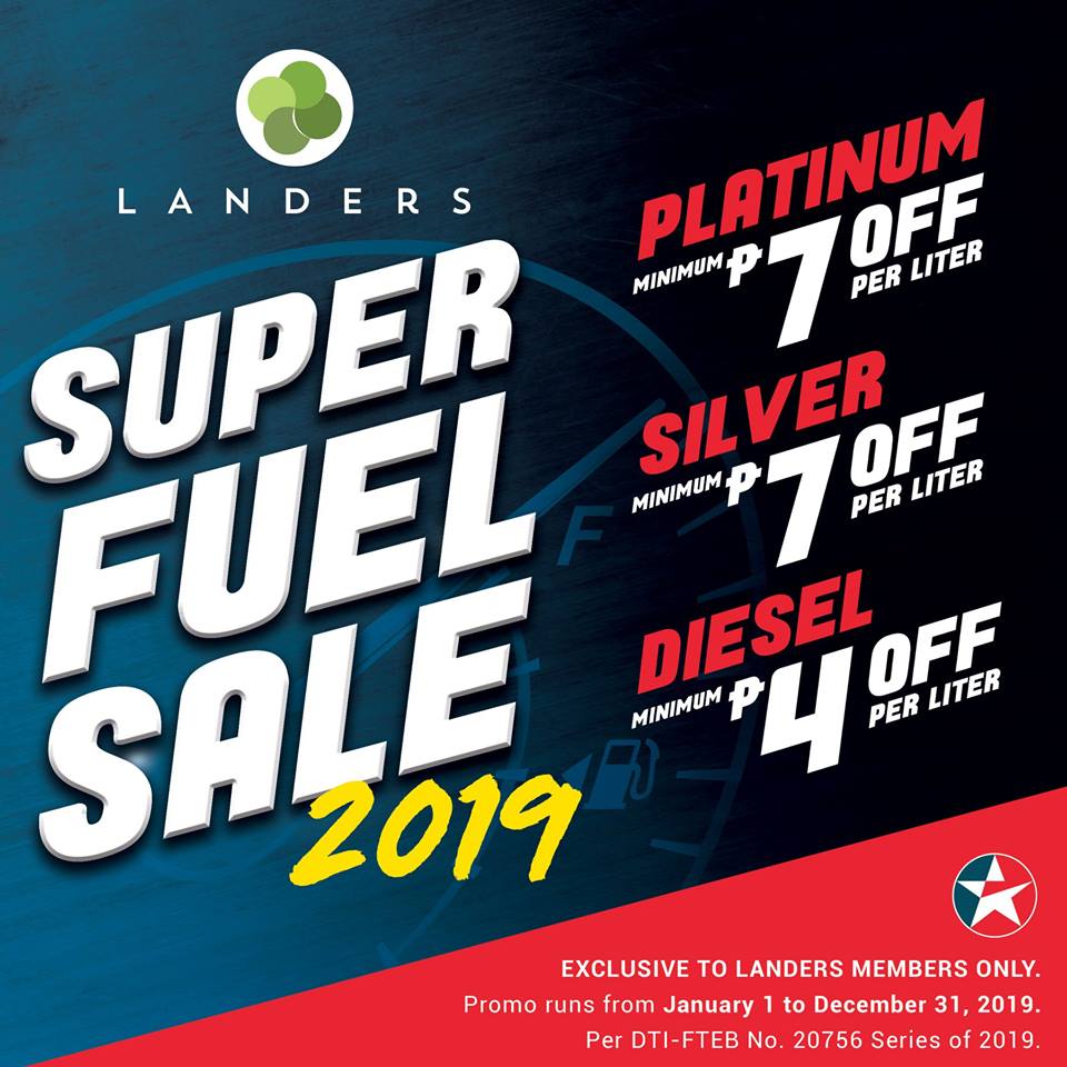 Landers Superstore's All Year Round Super Fuel Sale 2019