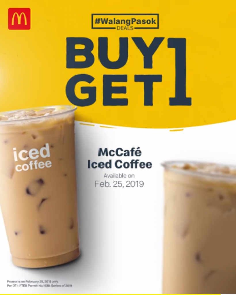 BUY 1 TAKE 1 Iced Coffee