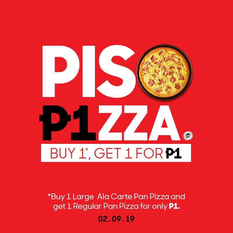 Pizza Hut's Piso Pizza Promo