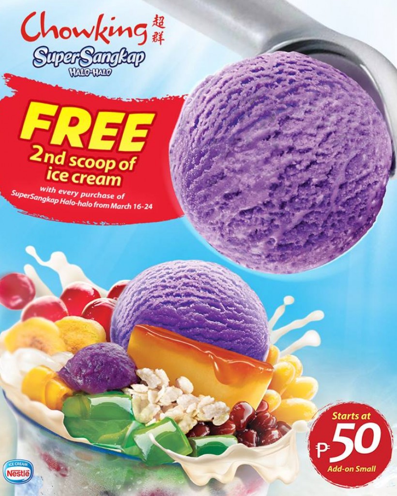 Chowking SuperSangkap Halo-Halo Summer Blowout until March 24, 2019