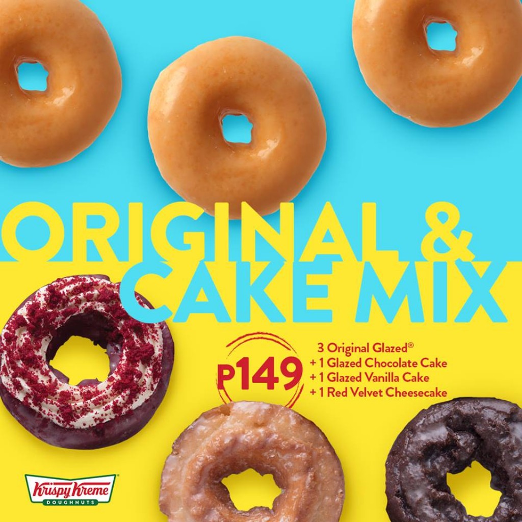 Krispy Kreme's Original and Cake Mix Promo until March 31, 2019 Krispy Kreme Mix In Promo 1024x1024 1553491273