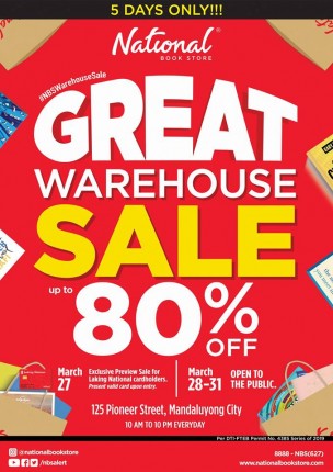 National Book Store Great Warehouse Sale 2019
