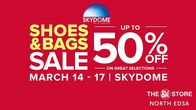 Skydome Shoes and Bags Sale for March 2019
