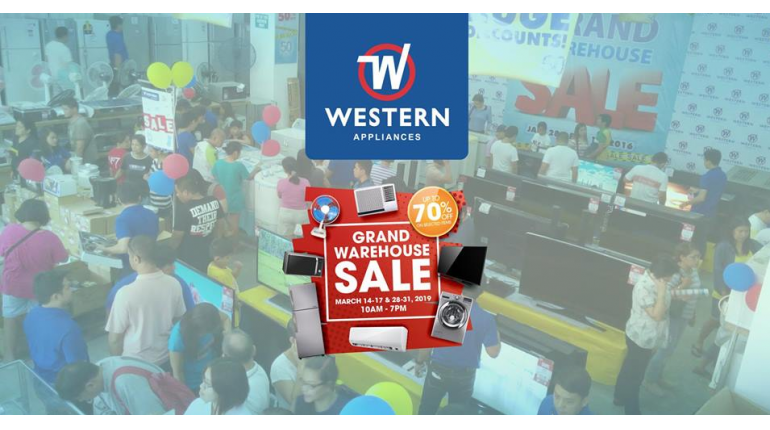 Western Appliances Grand Warehouse Sale 2019