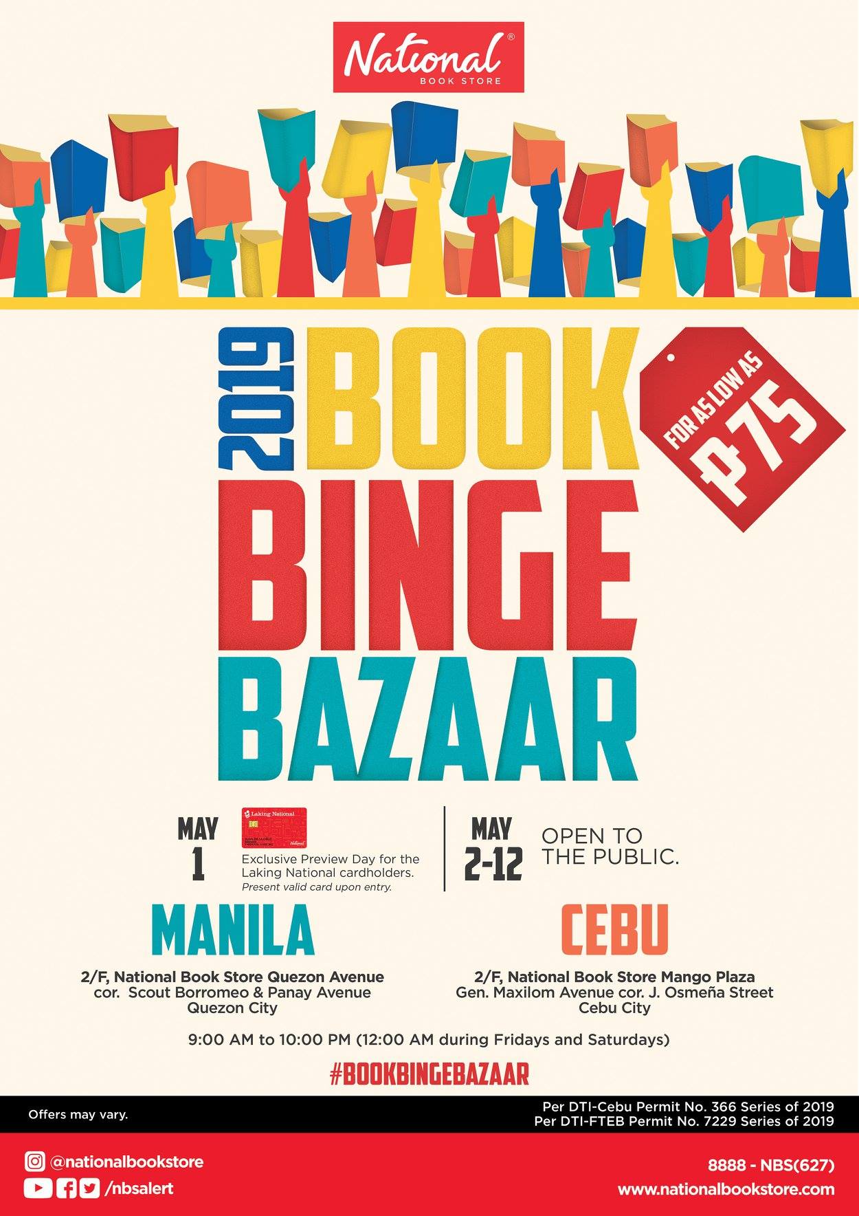 National Book Store's Book Binge Bazaar 2019