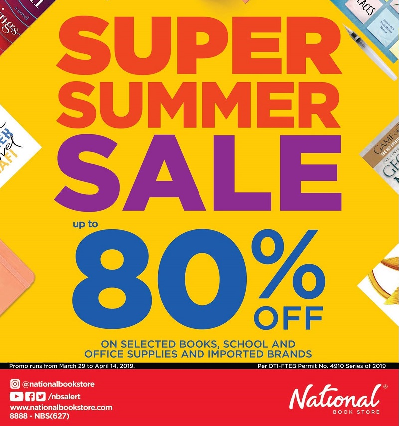 National Book Store Super Summer Sale