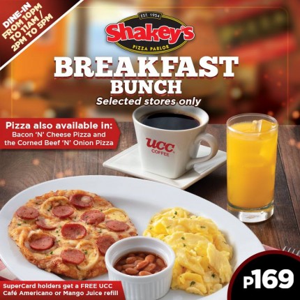 Shakey’s New Breakfast Bunch