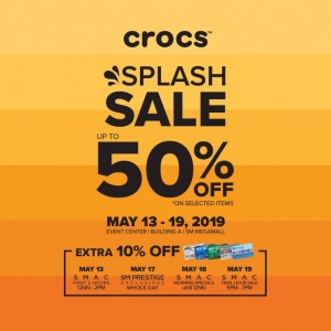 SM Megamall's Crocs Splash Sale 2019