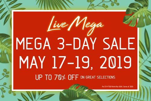 MEGA 3-DAY SALE 2019