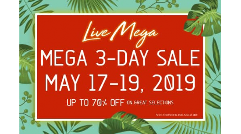 MEGA 3-DAY SALE 2019
