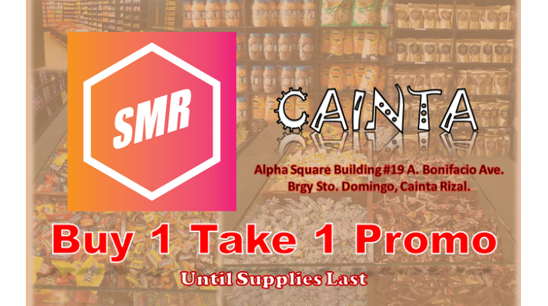 SMR Chocolates Cainta's Buy 1 Take 1 Promo