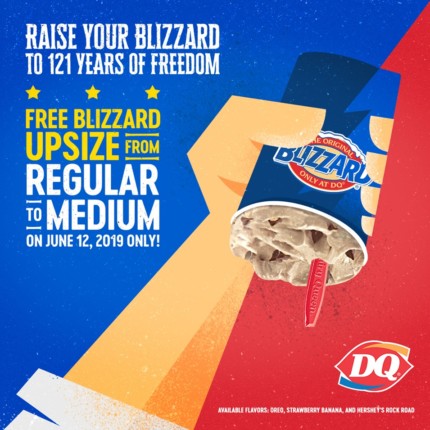 Dairy Queen's Independence Day Promo
