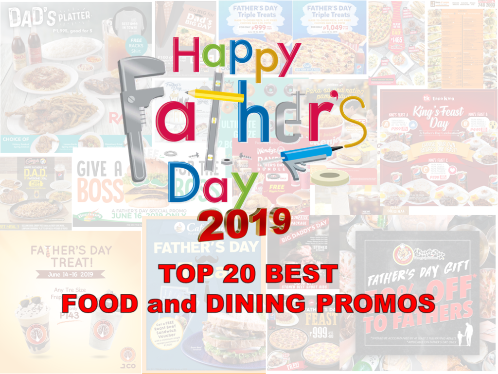 TOP 20 BEST Food and Drink Promos for Father's Day 2019 FathersDay2019 Main Pic 1024x769 1560509189