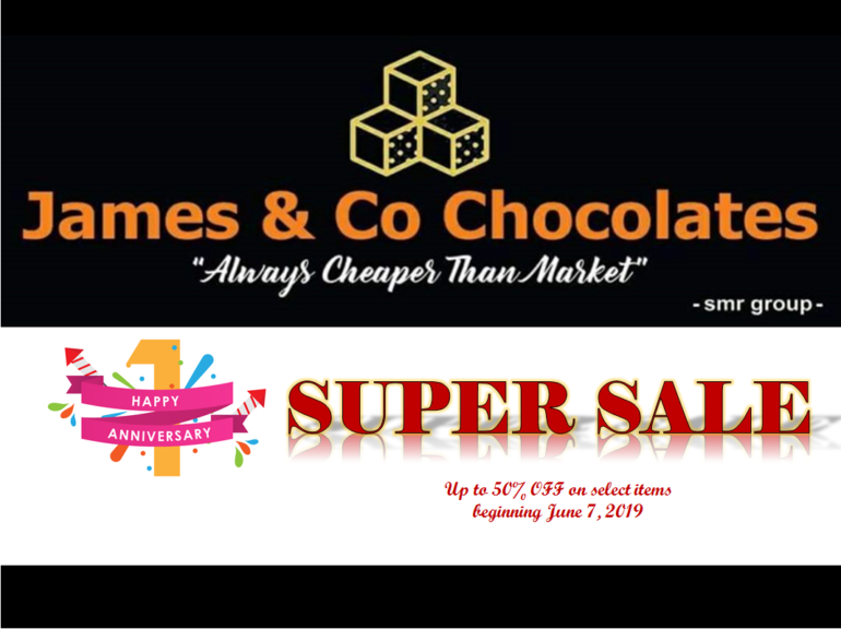 James & Co. Chocolates 1st Anniversary Treat