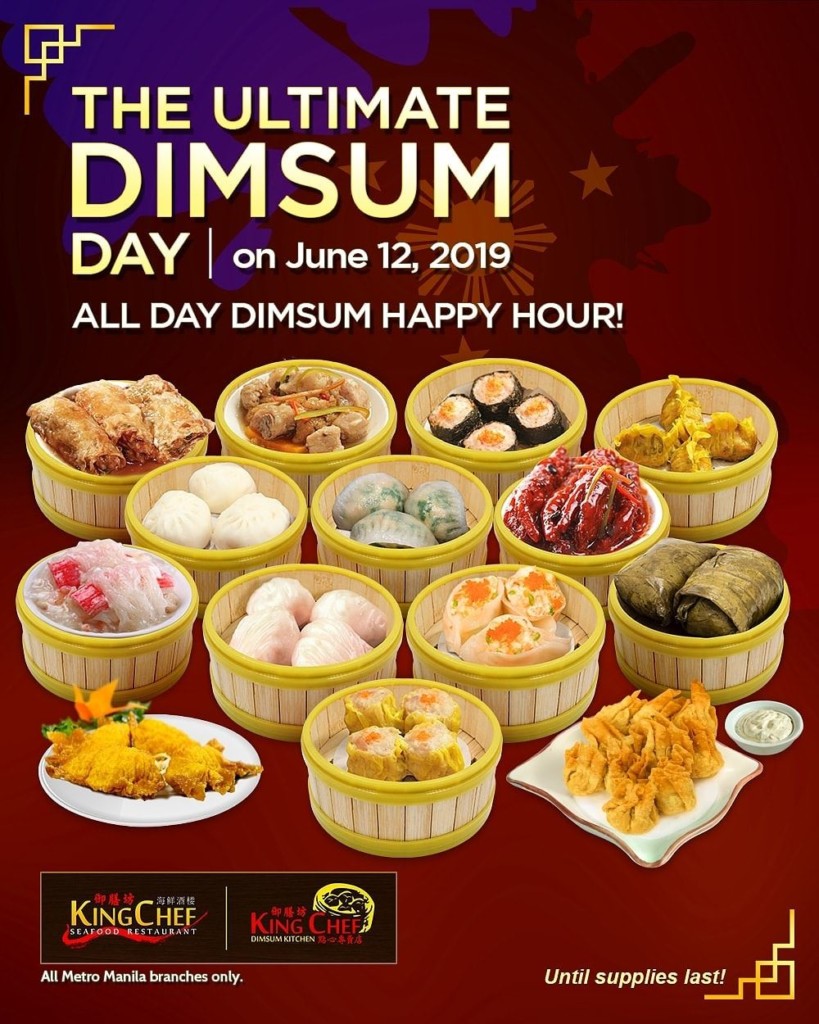KING CHEF's The Ultimate Dim Sum Day - June 12, 2019 ONLY KING CHEF's The Ultimate Dim Sum Day
