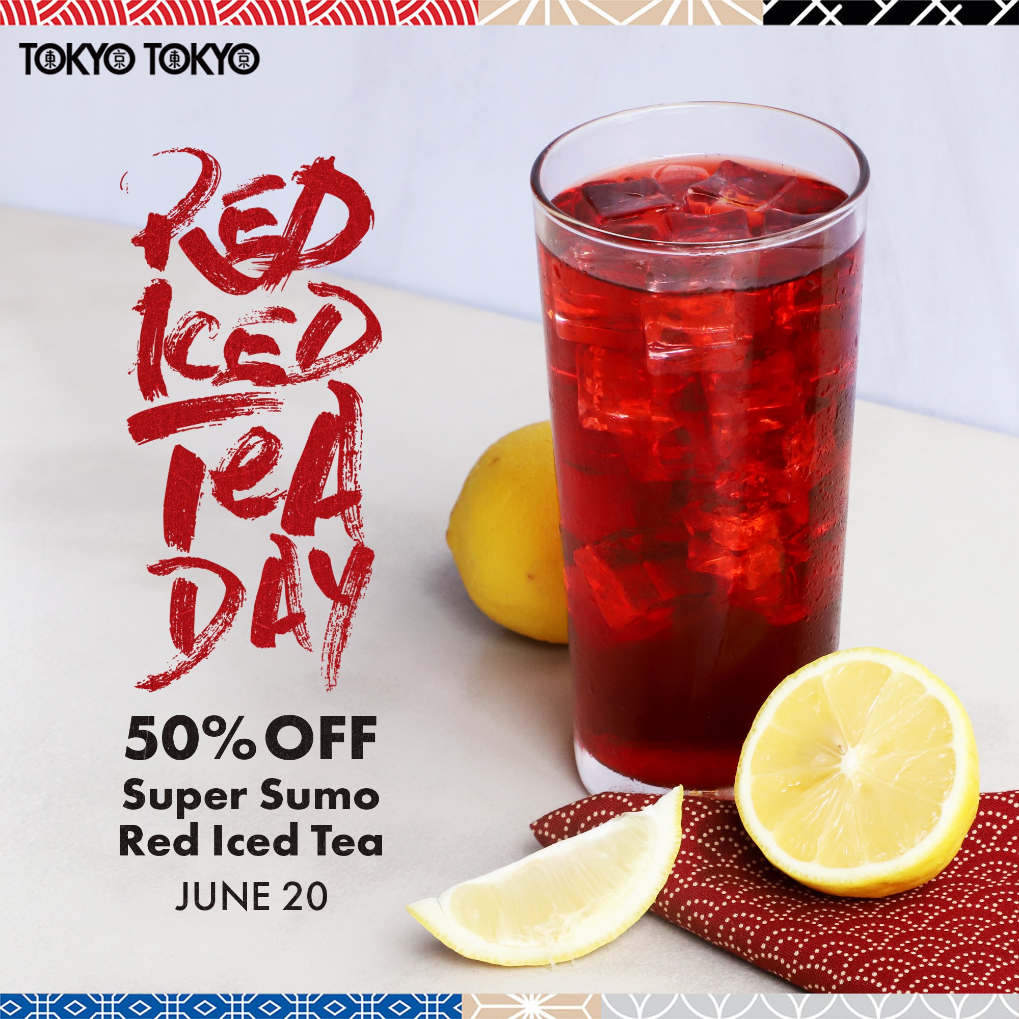 Red Iced Tea Day Promo 2019