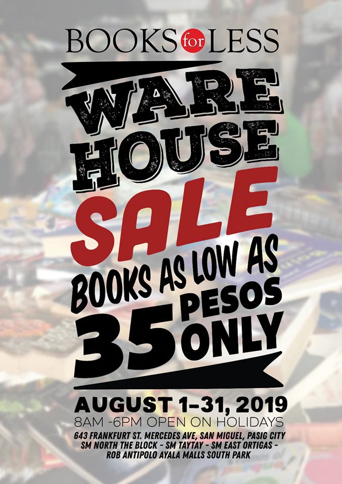 Books for Less WAREHOUSE SALE 2019