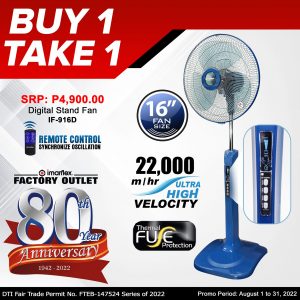 Imarflex Factory Outlet's 80th Anniversary Sale