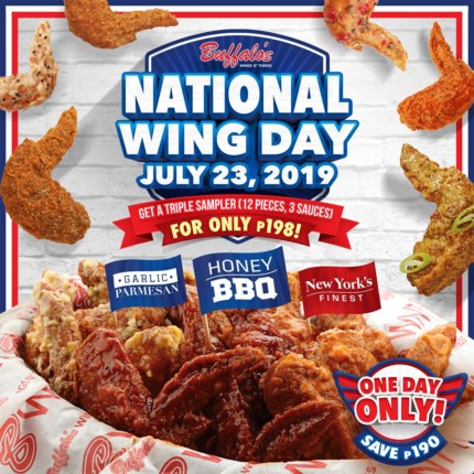 Buffalo's Wings N' Things National Wing Day Promo 2019