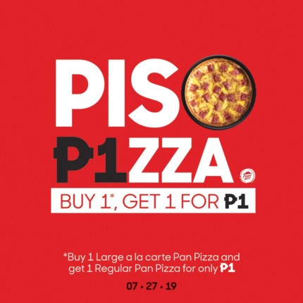 Pizza Hut's PISO PIZZA Promo