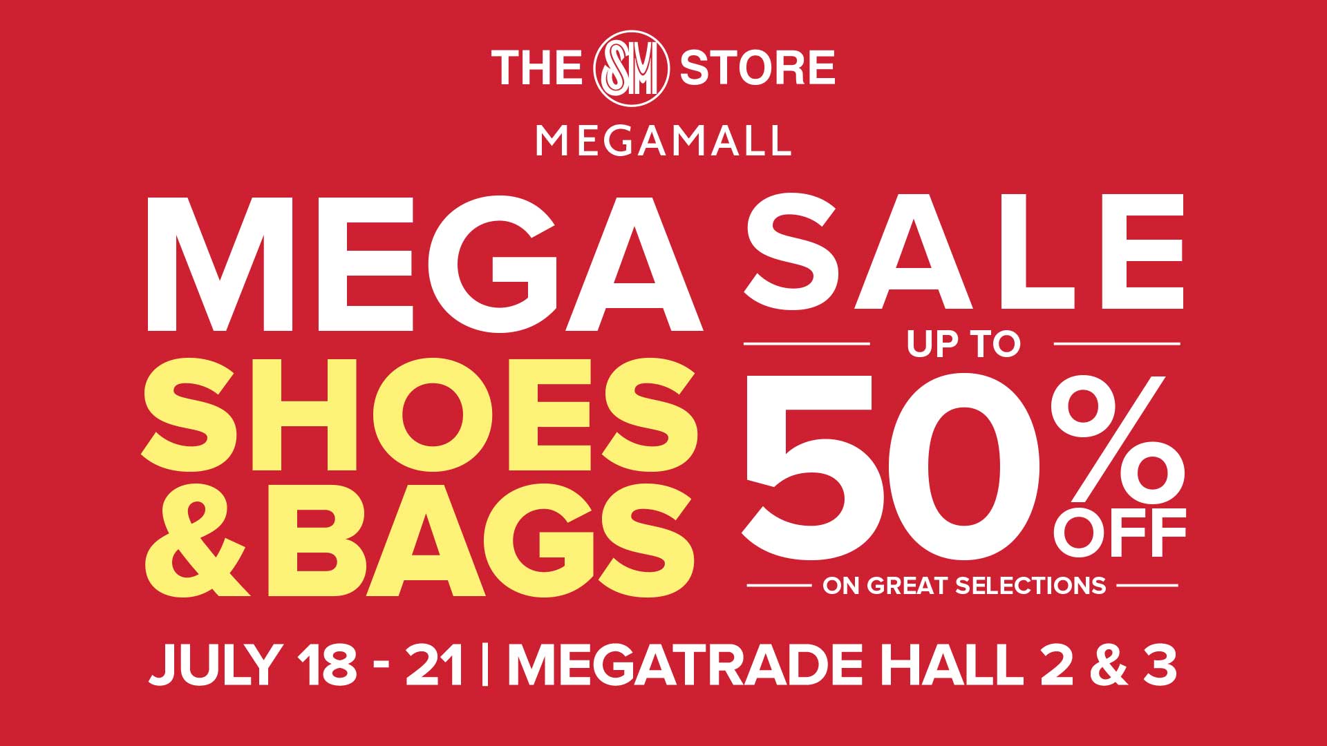The Mega Shoes and Bags Sale at Megatrade Hall