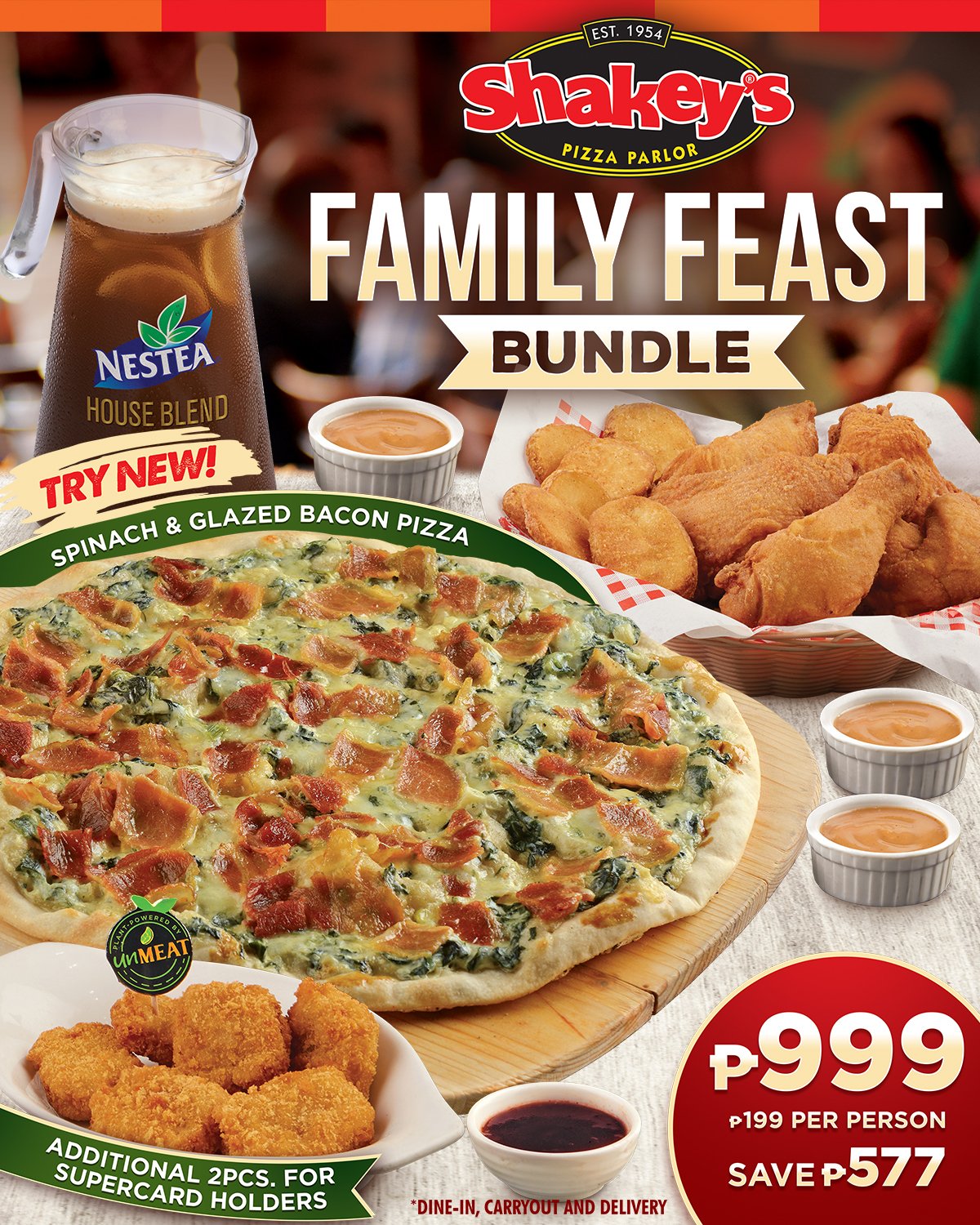 Shakey’s Duo Deal Bunch of Lunch and Family Feast Bundle PROUD KURIPOT