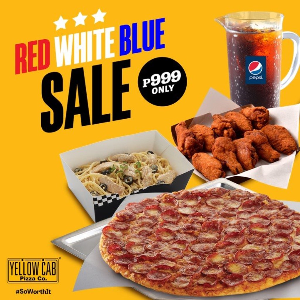 Yellow Cab's Red White Blue Sale until July 15, 2019 Yellow Cab's Red White Blue Sale