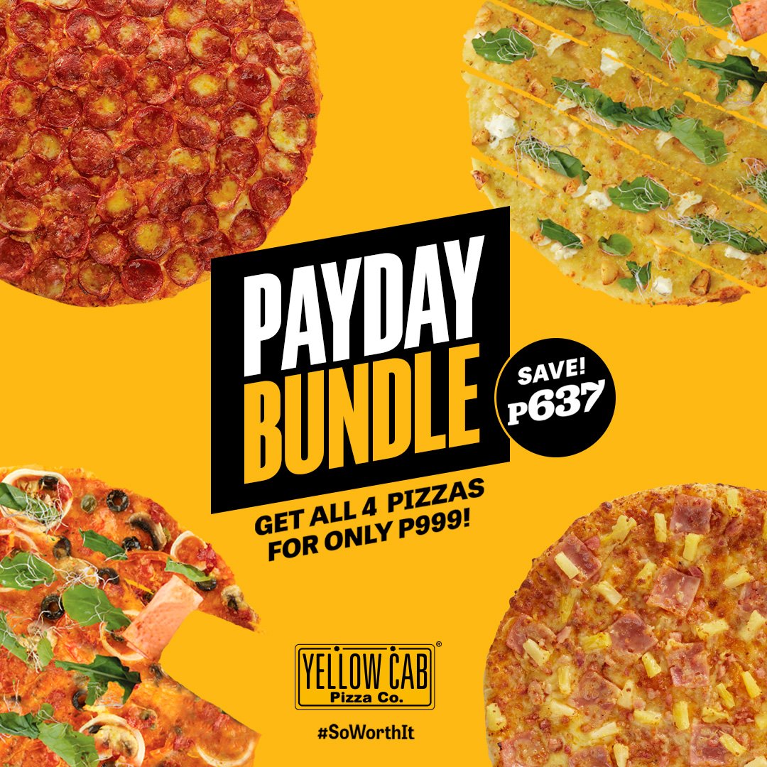 Yellow Cab Pizza's Payday Bundle