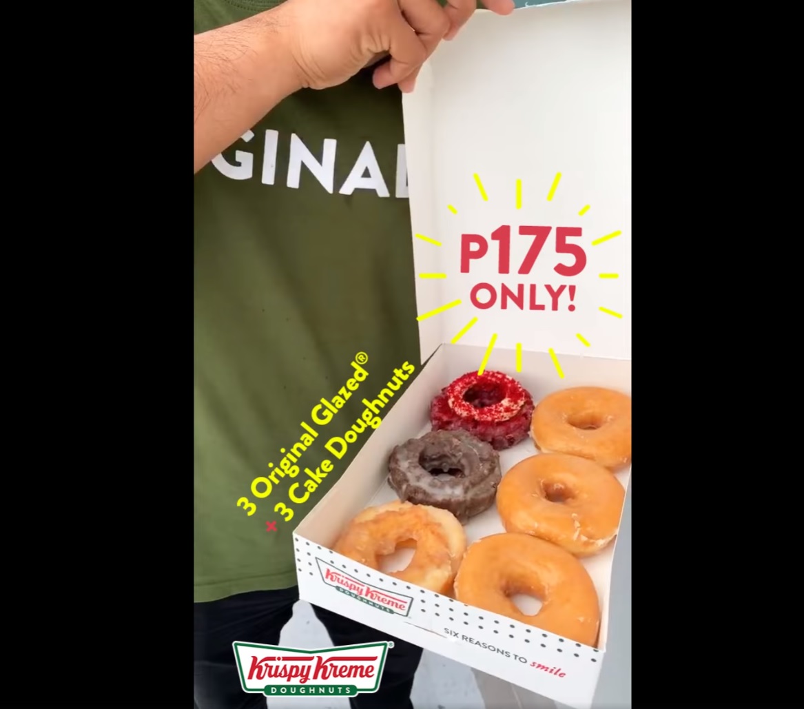 Krispy Kreme's Original Glazed with Cake Donuts Promo