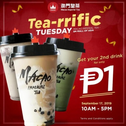 Tuesday TEA-rrific with Macao Imperial Tea at SM Mall of Asia