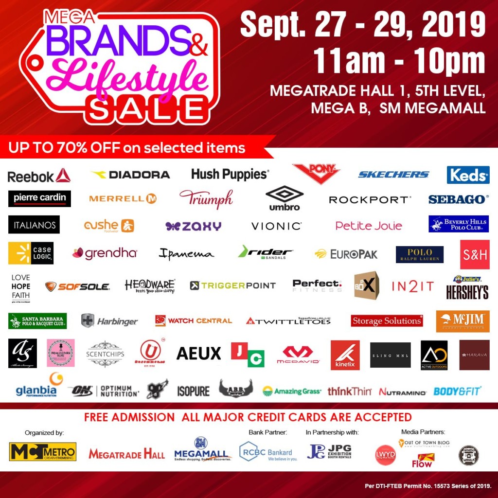 Megabrands and Lifestyle Last Quarter Sale 2019 at SM Megamall B Megabrands and Lifestyle Last Quarter Sale 2019