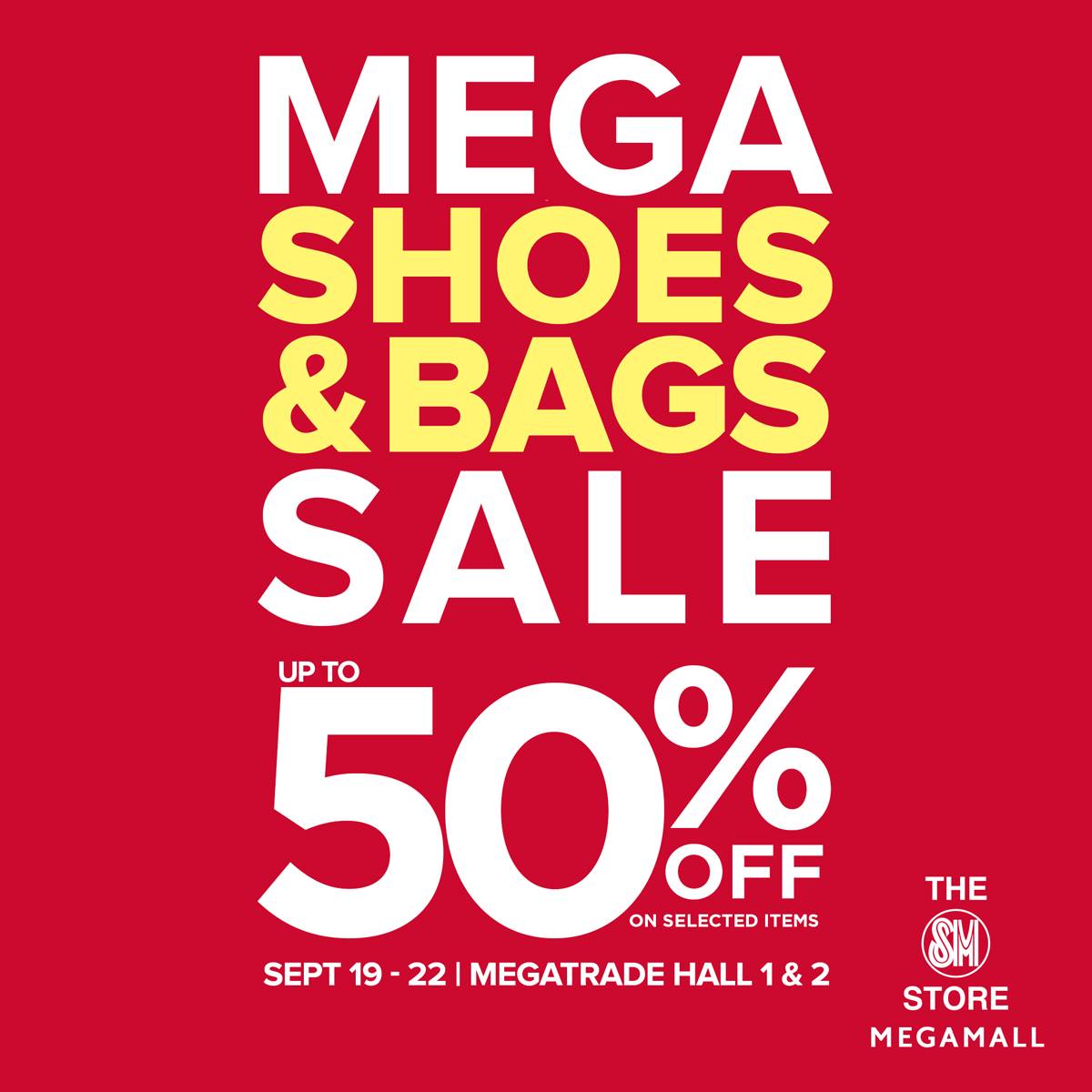 Mega Shoes and Bags Sale for September 2019