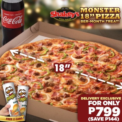 Shakey's Monster 18 Pizza BER-Month Treat