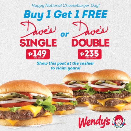Wendy's National Cheeseburger Day