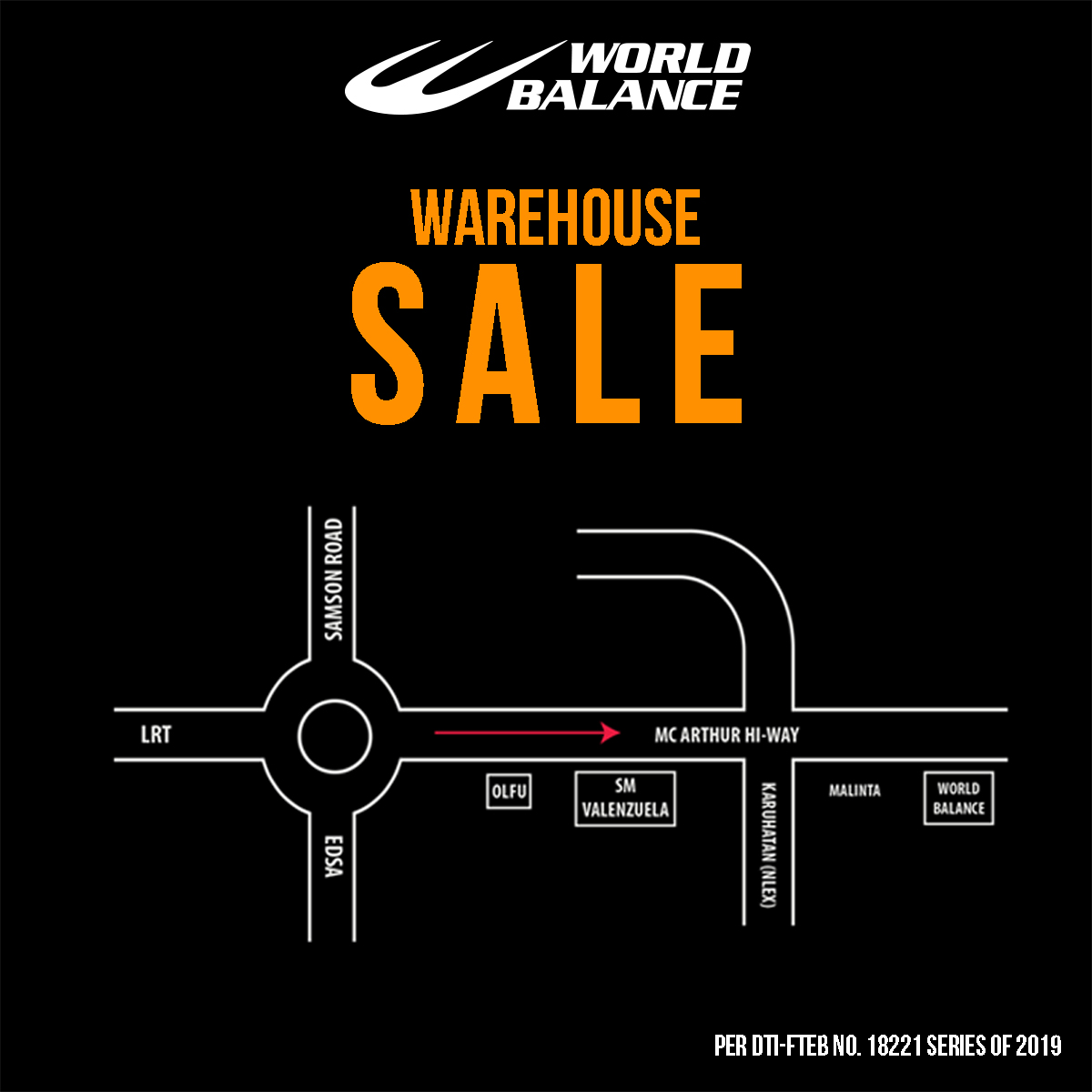 World Balance October Warehouse Sale 2019 - Up to 70% OFF