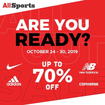 AllSports' ALL-OUT Sale in Starmall Alabang