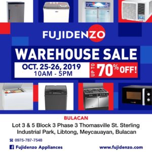 Appliance Warehouse Sale 2019