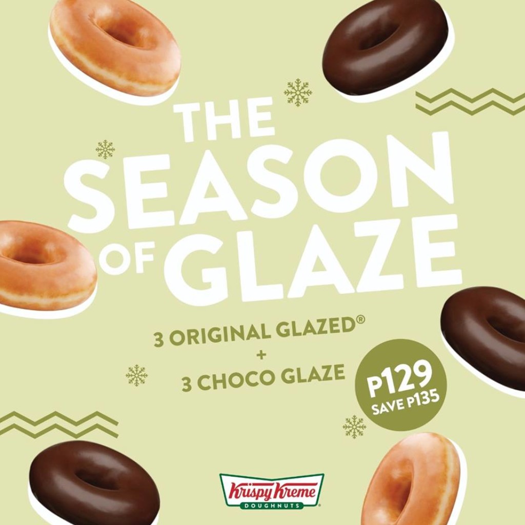 Krispy Kreme's Season of Glaze Promo - Oct 1 to 3, 2019 Krispy Kreme's Season of Glaze Promo