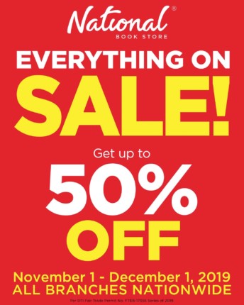 National Book Store's EVERYTHING ON SALE 2019