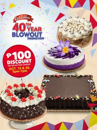 Red Ribbon 40th Year Blowout Promo