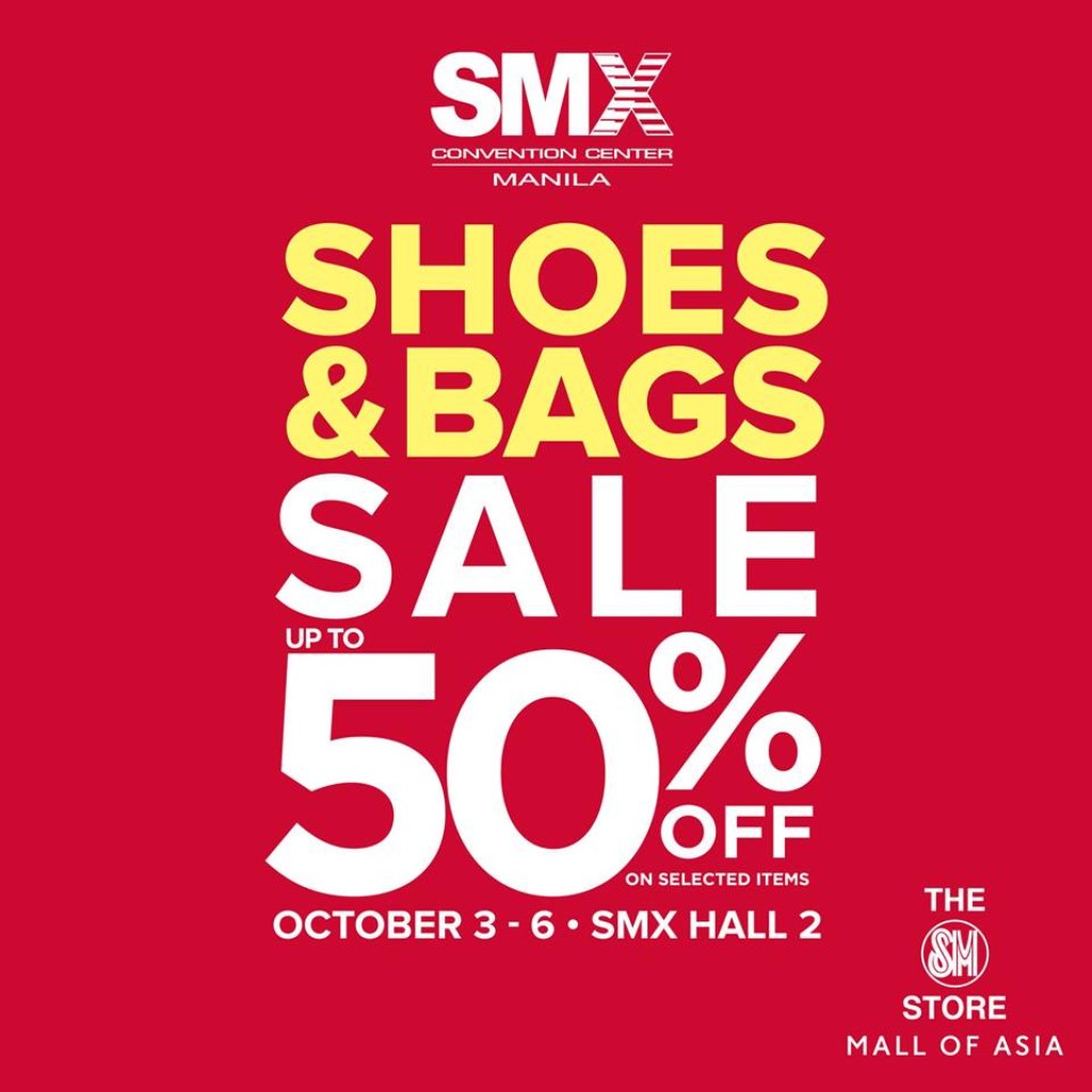 SMX Shoes and Bags Sale for October 2019 - Up to 50% OFF SMX Shoes and Bags Sale for October 2019