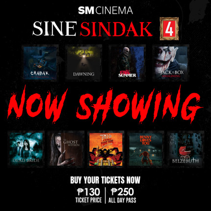 SM Cinema's Sine Sindak 4 Horror Film Fest