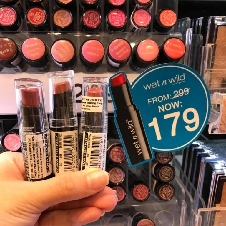 Watsons Lipstick Sale 2019 from October 18 20 for InStore & Online