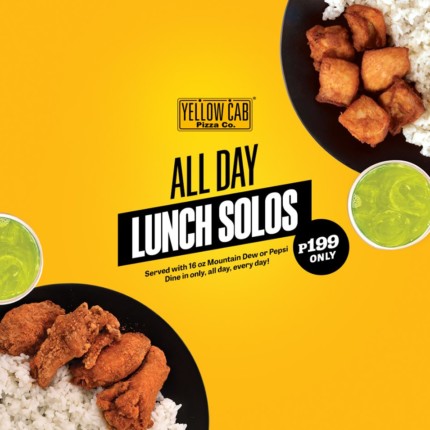 Yellow Cab's ALL Day Lunch Solos
